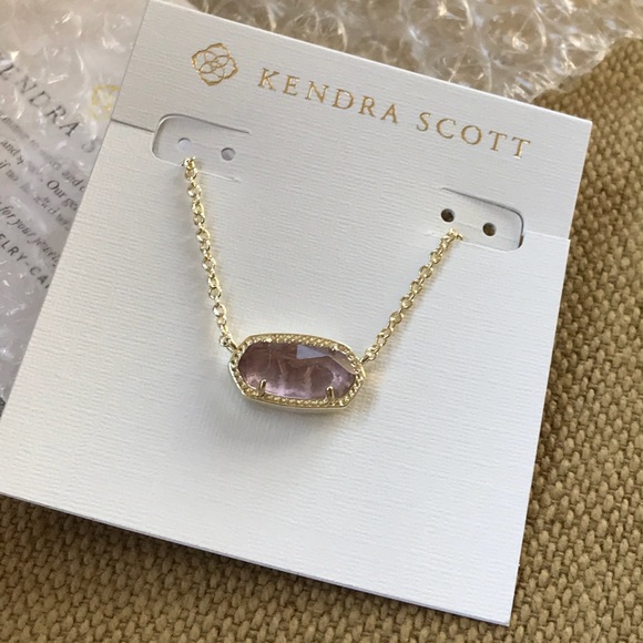 Kendra Scott Necklace Amethyst Store 